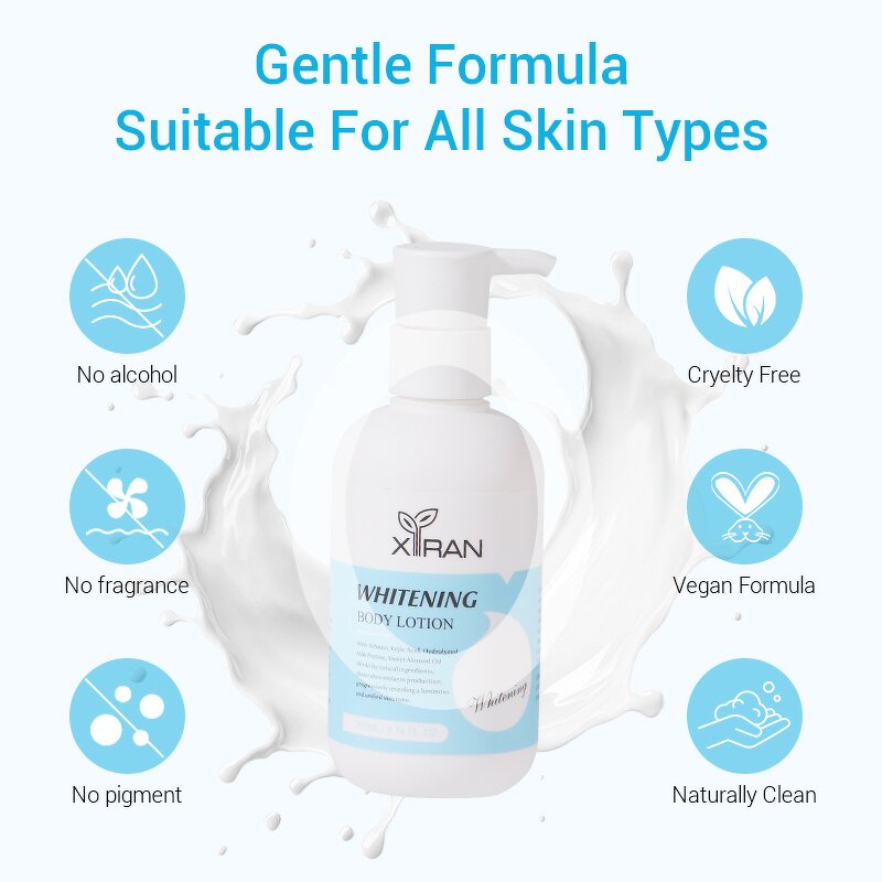 Body Lotion 200ml - Private Label Alpha-Arbutin Kojic Acid Brightening Lightening Skin Care