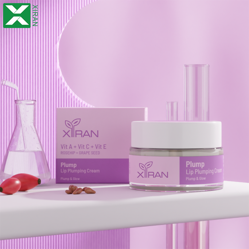 Lip Enhancer Plumper - Private Label 100% Natural Vitamin C Strawberry Hydrating Plumping