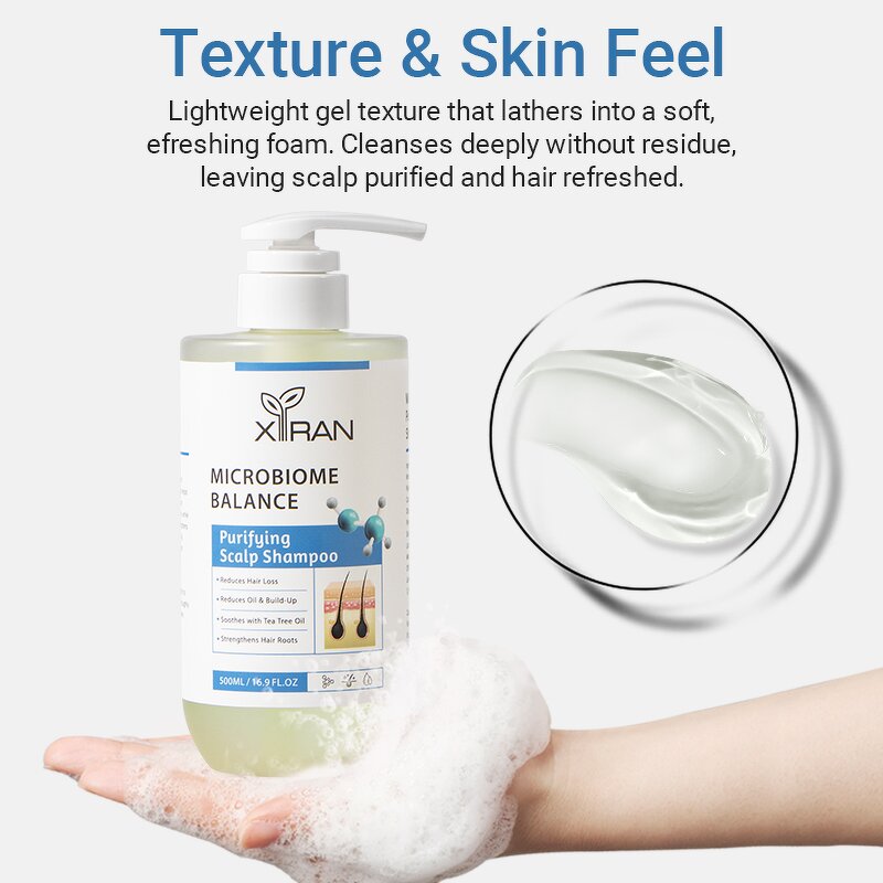 Tea Tree Ceramide Shampoo - Private Label Microbiome Balance Smooth Hydrating Strengthening