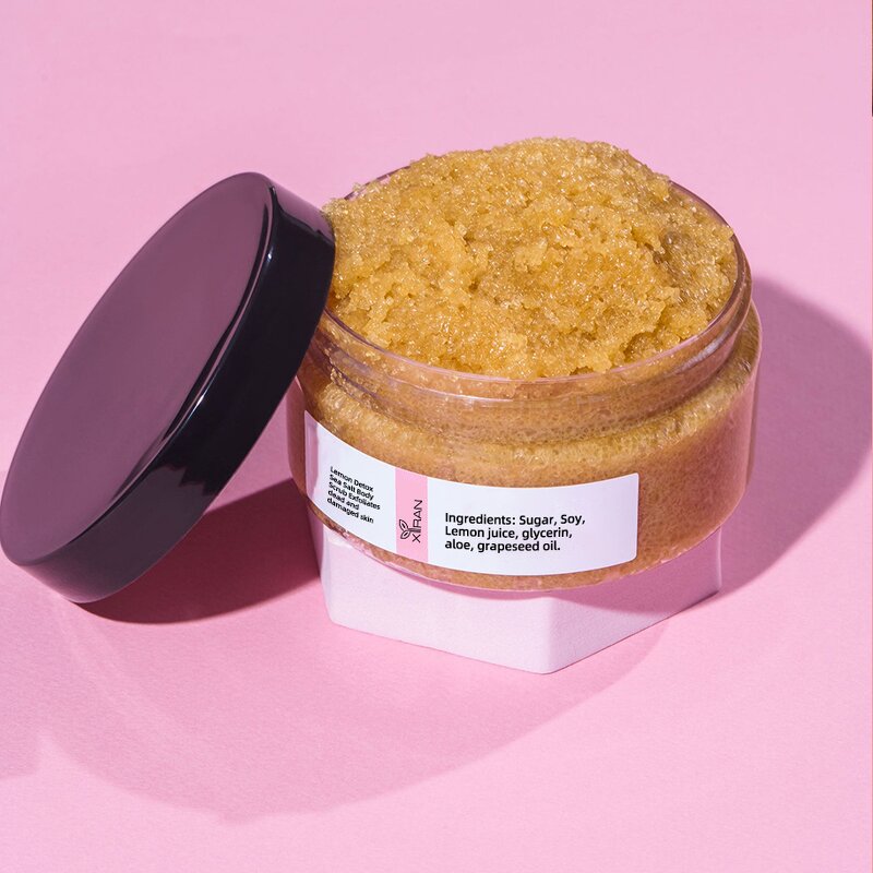 Yoni Scrub Set - Private Label Lemon Mint Bikini Dark Spots Whitening Brightening Exfoliator