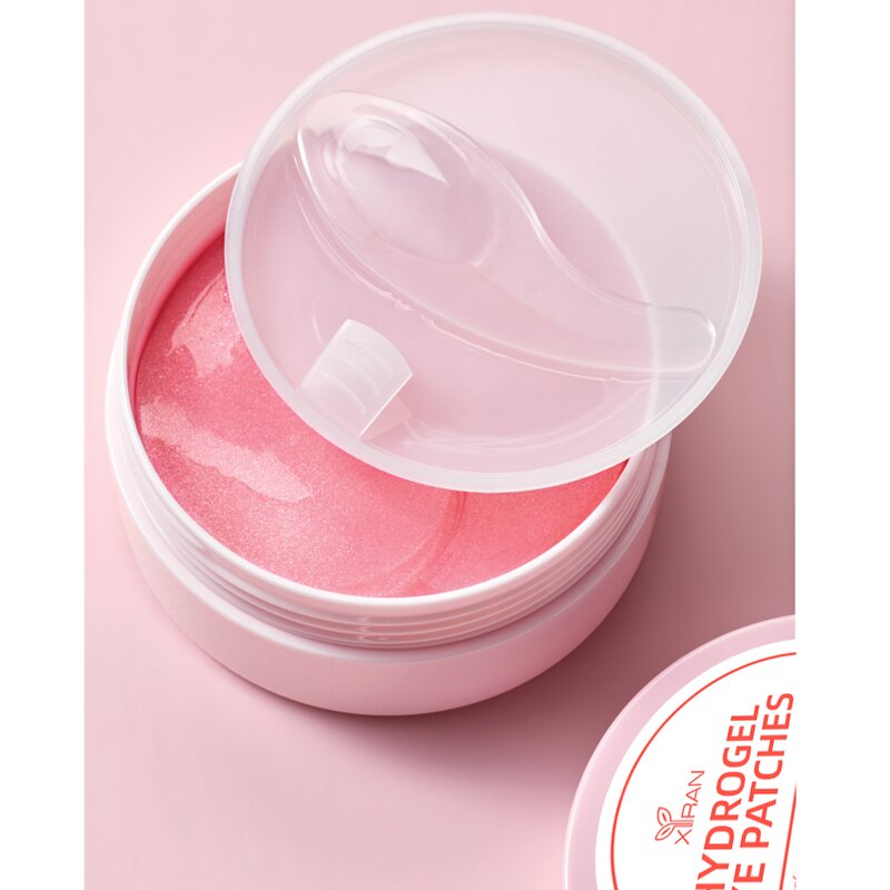 Hyaluronic Acid Eye Mask - Private Label Collagen Shimmer Pink Under Eye Dark Circles