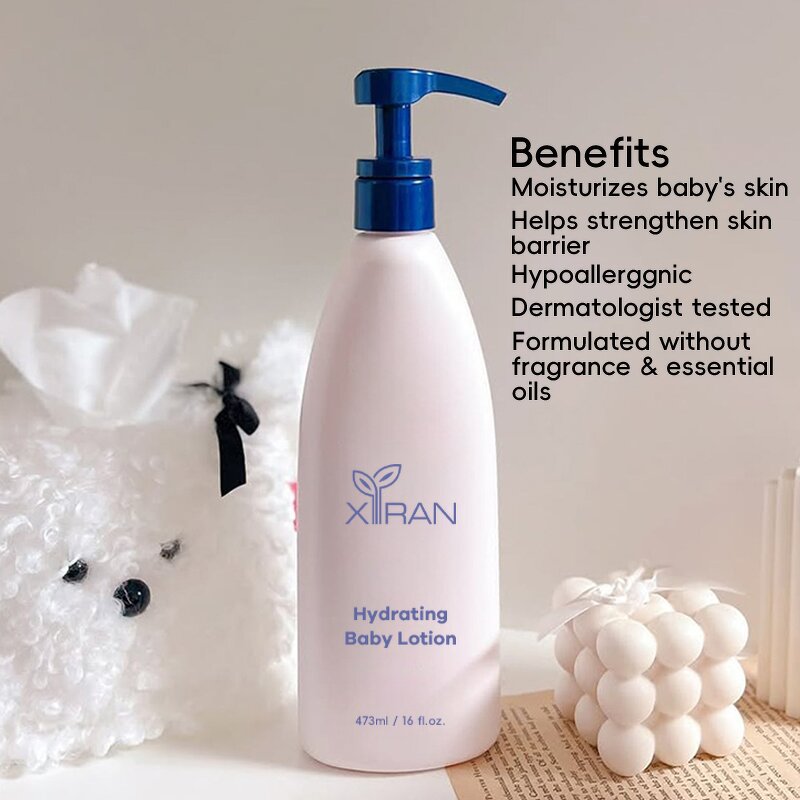 Sweet Almond Baby Lotion - OEM Vitamin E C Non-Greasy Fast Absorbing Private Label