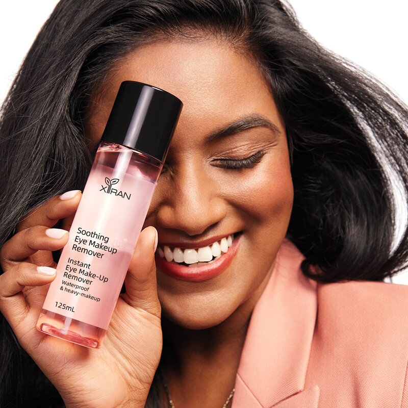 Makeup Remover Water - Private Label Natural 2 in 1 Oil-Free Eye Facial Cleanser Fluid