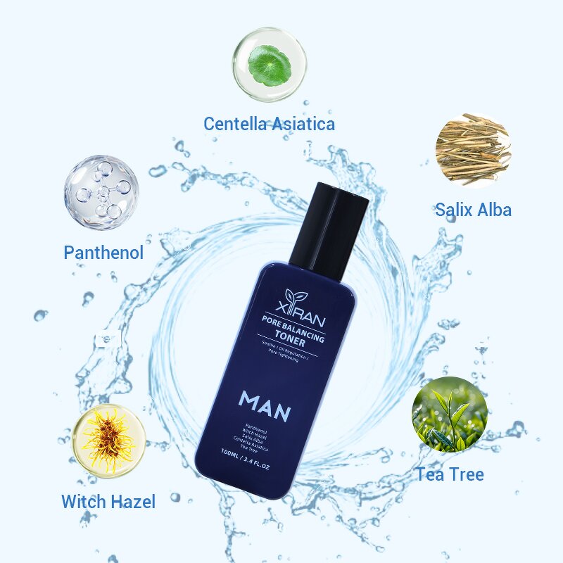 Pore Balancing Toner - Private Label Centella Panthenol Tea Tree 100ml Reduce Pore Smoothing