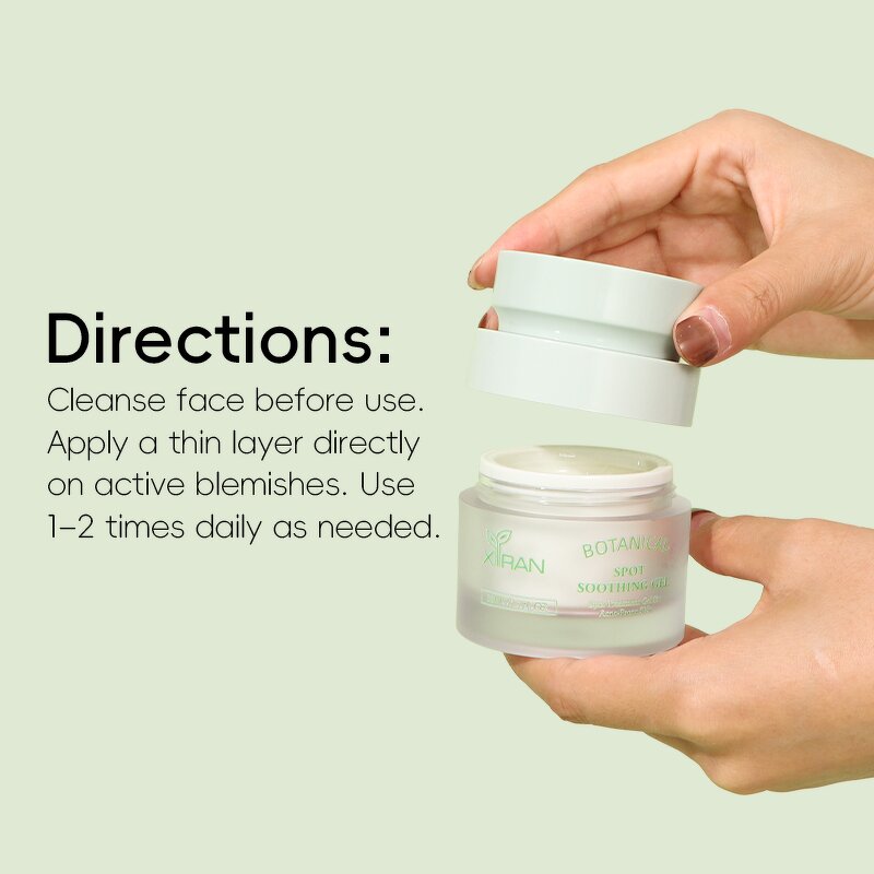 Cica Niacinamide Anti Acne Gel - Private Label Vegan Centella Spot Treatment Cream