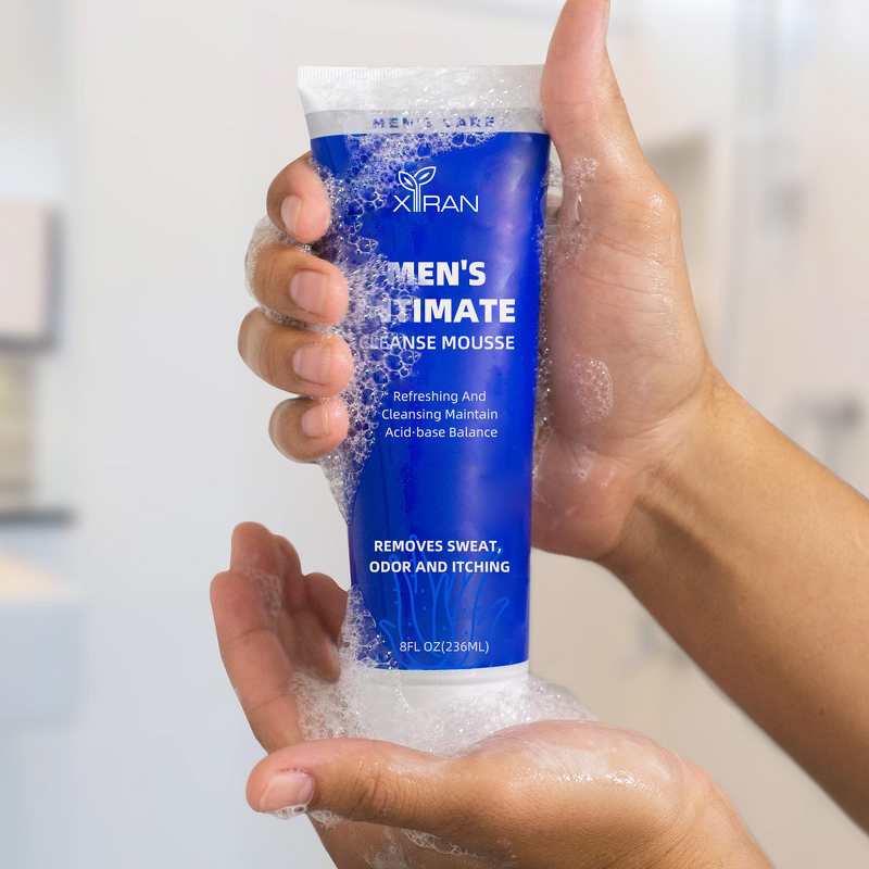 Men's Intimate Body Wash - Private Label Aloe Tea Tree Deep Cleansing pH Balanced Foam Cleanser