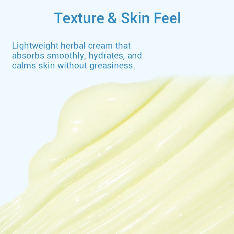 Herbal Repair Cream - Private Label Niacinamide Panthenol Tea Tree 50ml Blemishes Minimized