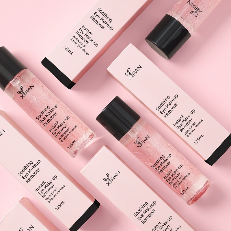 Makeup Remover Water - Private Label Natural 2 in 1 Oil-Free Eye Facial Cleanser Fluid