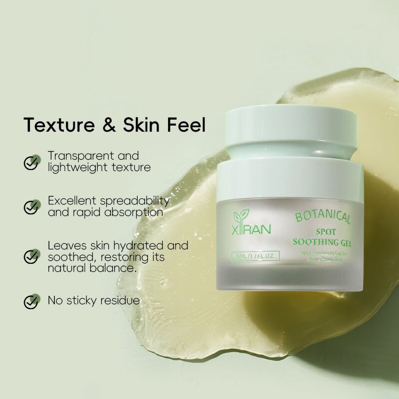 Cica Niacinamide Anti Acne Gel - Private Label Vegan Centella Spot Treatment Cream