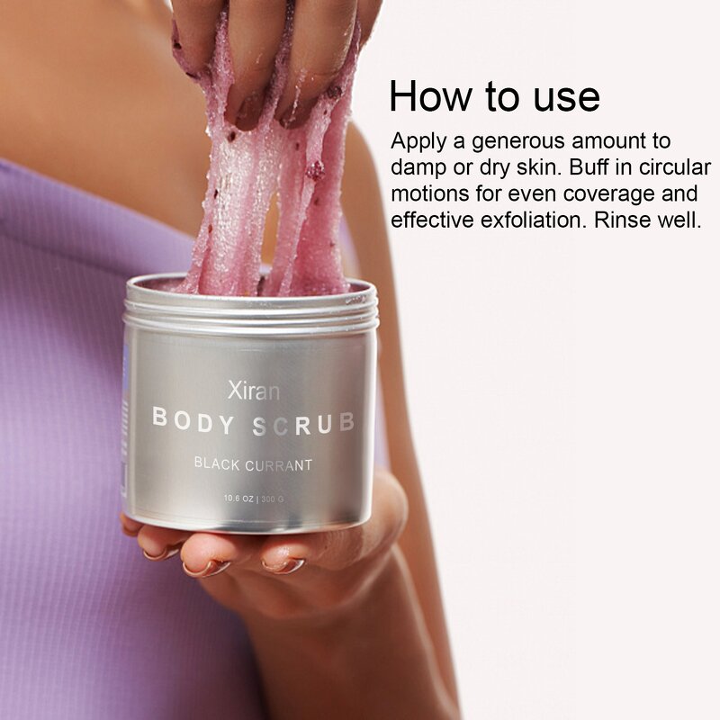 Body Scrub 100g - Private Label Sea Salt Sugar Cocos Nucifera Exfoliating Brightening Organic