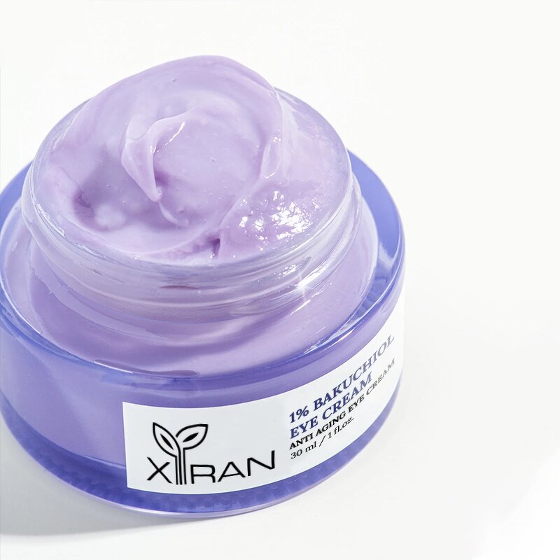 Bakuchiol Eye Cream - Private Label Anti-Wrinkle Retinol Alternative 1% Peptides Dark Circles