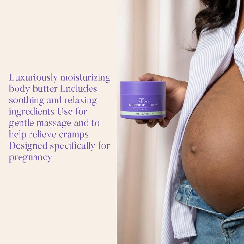 Pregnancy Body Lotion - Body Butter for Pregnant Moms Aching Muscles Soothing Massage Relax
