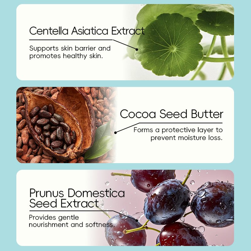 Diaper Cream - Private Label Centella Asiatica Cocoa Seed Butter Smooth Hydrated Baby Skin