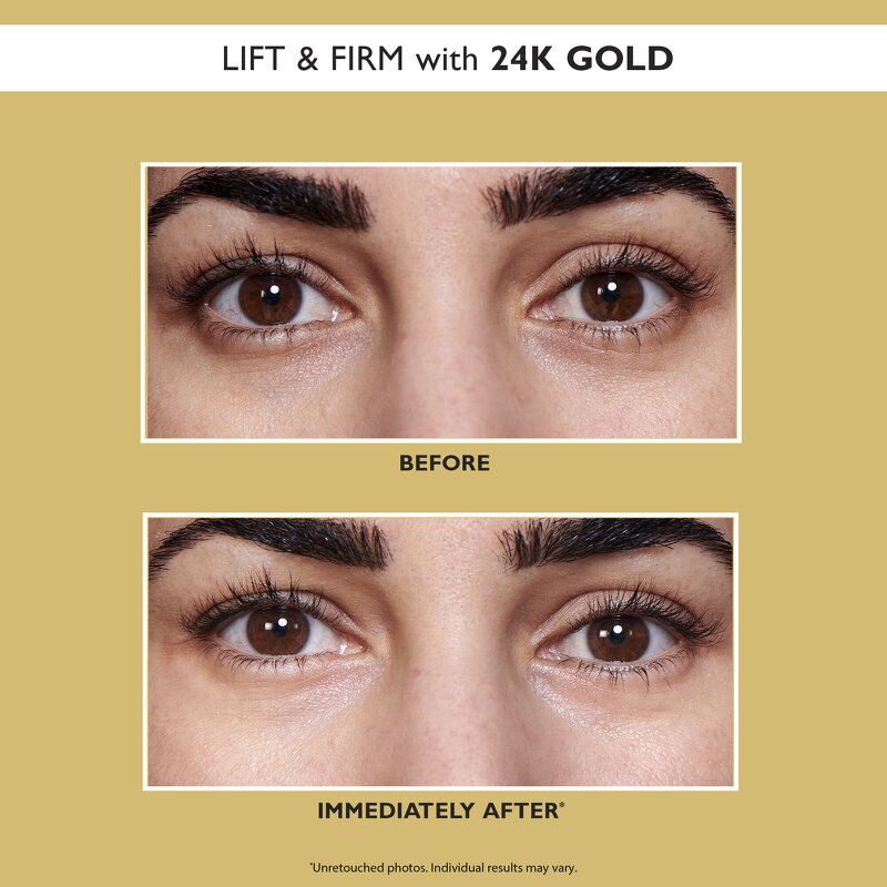 24K Gold Eye Patches - Custom Lift Firm Hydrogel Anti-Aging Reduce Dark Circles Wrinkles