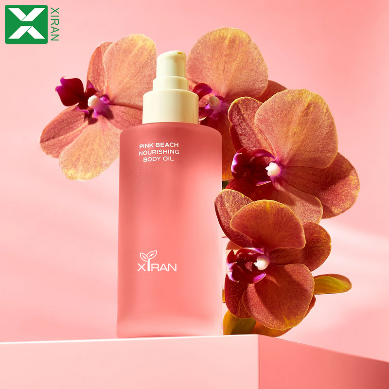 Pink Beach Body Oil - Private Label Vegan Organic Moisturizing Whitening Full Body Massage