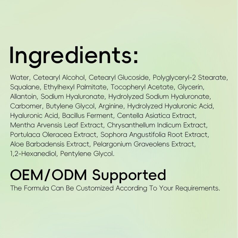 Botanical Clarity Cream - Private Label Vegan Centella Hyaluronic Acid Aloe Acne-Prone Skin