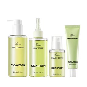 CICA PDRN Skincare Set - Private Label Centella Cleanser Toner Serum Barrier Cream Soothing