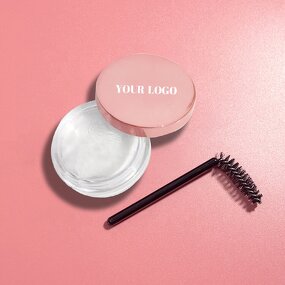 Eyebrow Styling Pomade - Private Label Waterproof Clear Strong Fix Re-growth Brow Soap Wax