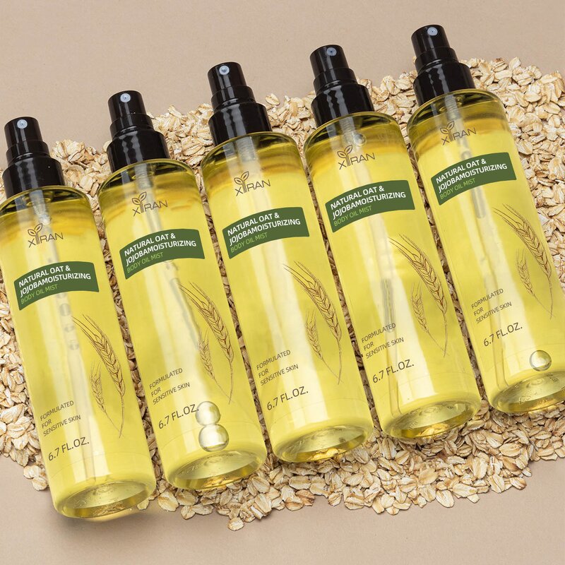 Oat Massage Oil Spray - Private Label Natural Organic Vegan Daily Nourishing Dry Skin Mist