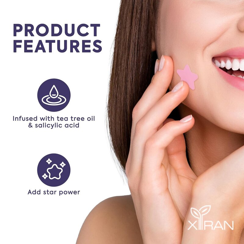 Star Pimple Patches - Private Label 4 Color 240 Hydrocolloid Salicylic Acid Tea Tree Oil