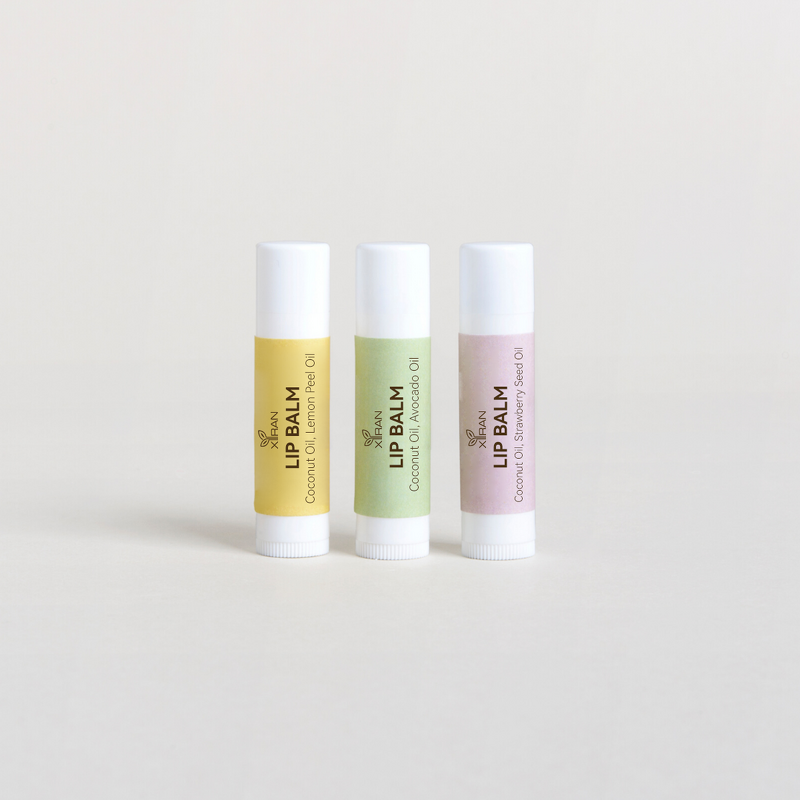 Coconut Oil Lip Butter Set - Custom Logo Vegan Avocado Oil Moisture Nourishing Chapstick