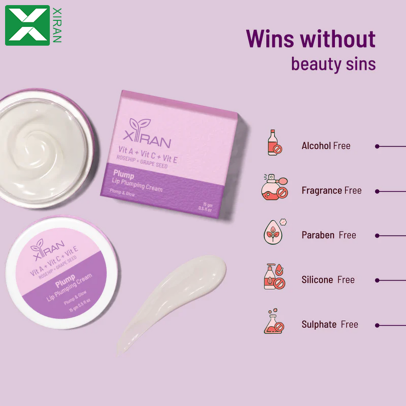 Lip Enhancer Plumper - Private Label 100% Natural Vitamin C Strawberry Hydrating Plumping