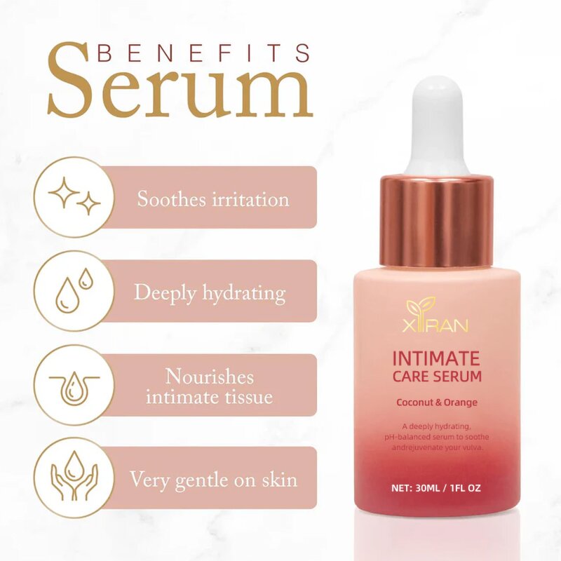 Yoni Care Oil - Private Label Herbal Coconut Orange Feminine Ph Balanced Intimate Serum