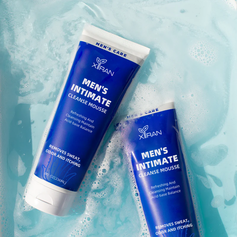 Men's Intimate Body Wash - Private Label Aloe Tea Tree Deep Cleansing pH Balanced Foam Cleanser