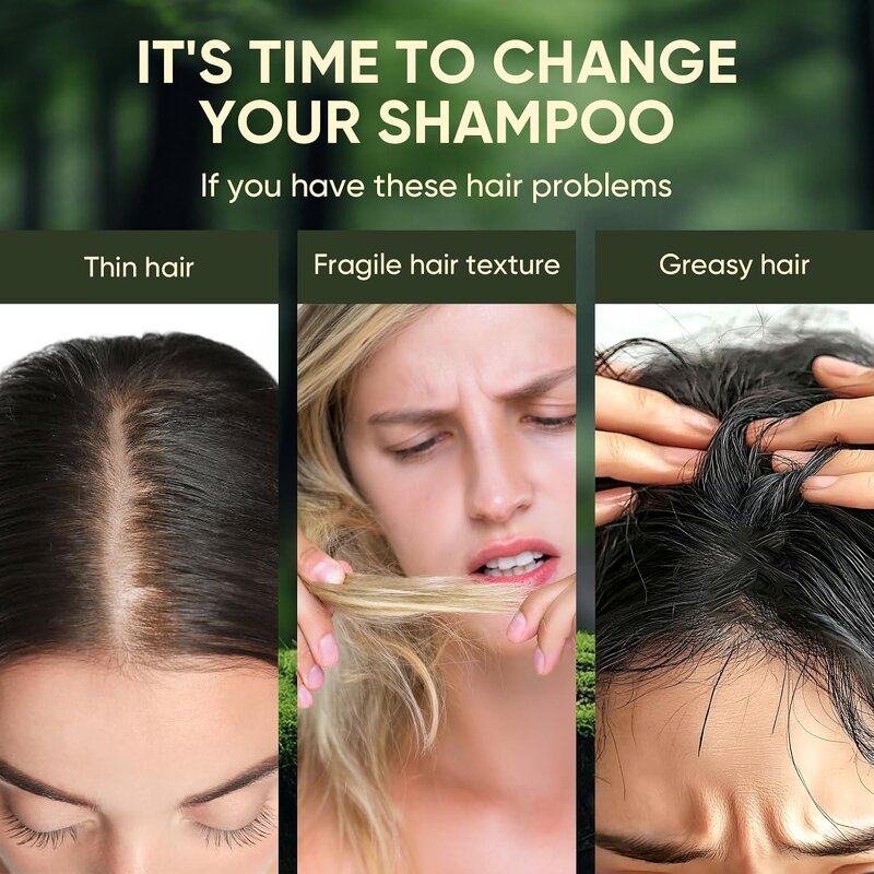 Batana Oil Shampoo - Private Label Rosemary Ginger Castor Anti Hair Loss Scalp Treatment