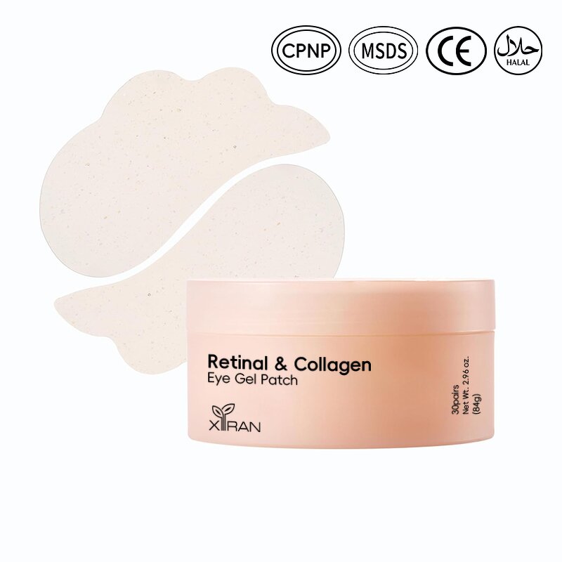 Retinal Collagen Eye Patch - Private Label Ginseng Bakuchiol Anti Aging Dark Circles Hydrogel