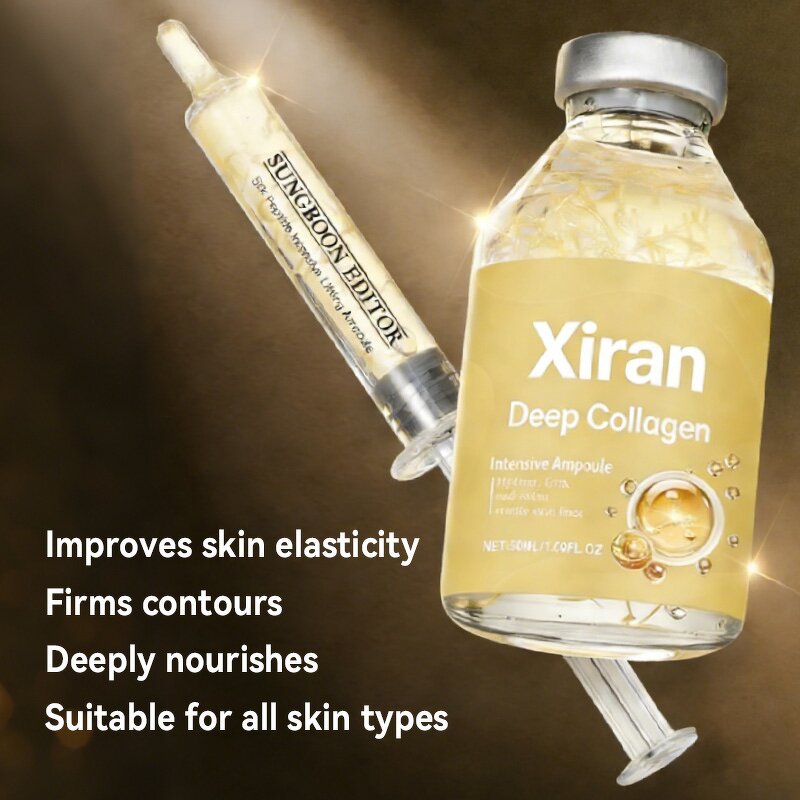 Deep Collagen Ampoule - Private Label Acetyl Hexapeptide-8 Anti Wrinkle Silk Peptide Firming