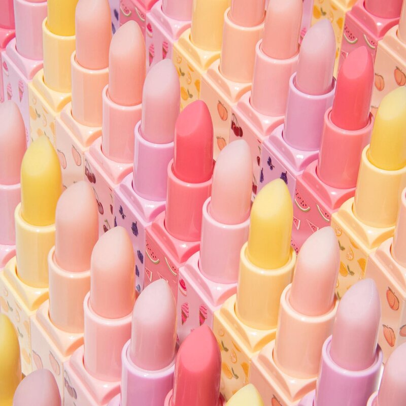 Lip Balm Lip Oil Set - Organic Vitamin E Coconut Oil Hydrating Cherry Lip Butter Private Label