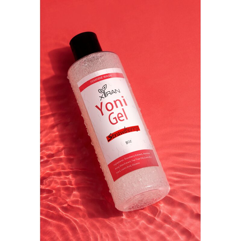 Strawberry Yoni Wash - Private Label 100% Natural Ph Balance Odor Eliminate Vaginal Intimate Gel