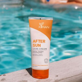 After Sun Care Cream - Private Label Natural Aloe Vera Vitamin E Hyaluronic Acid Soothe