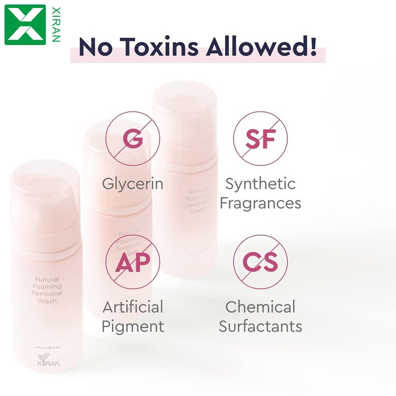 Feminine Foaming Wash - Private Label PH Balanced Organic Gentle Vaginal Intimate Cleansing