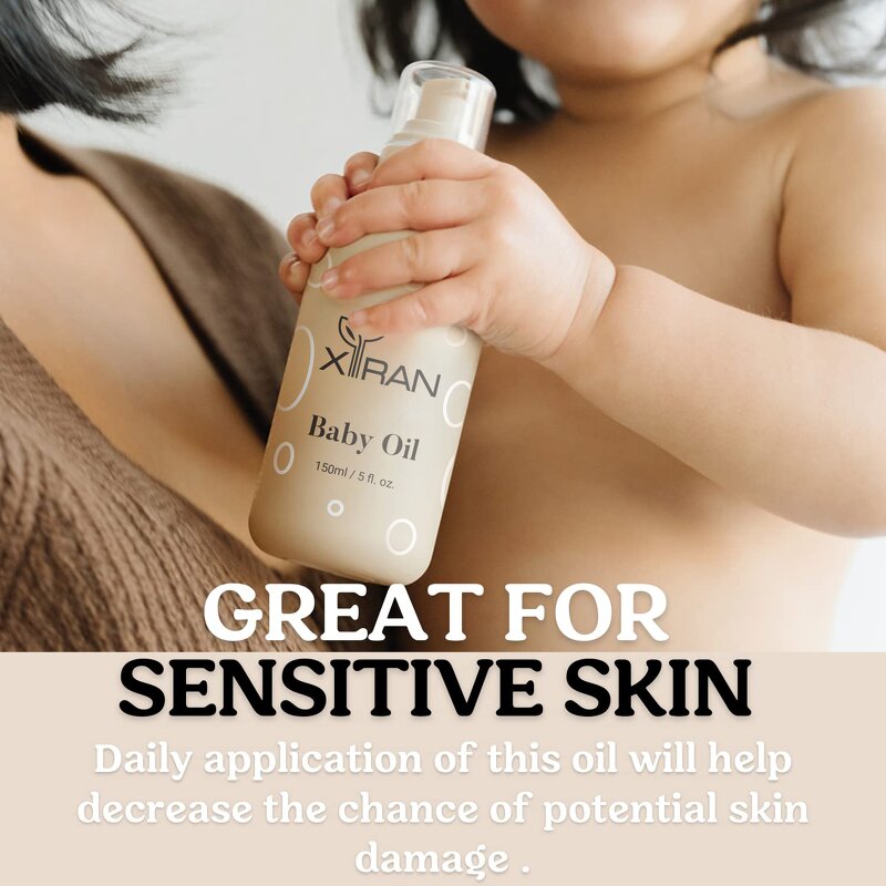 Hydrating Baby Oil - Private Label Natural Organic 150ml Sensitive Skin Custom OEM