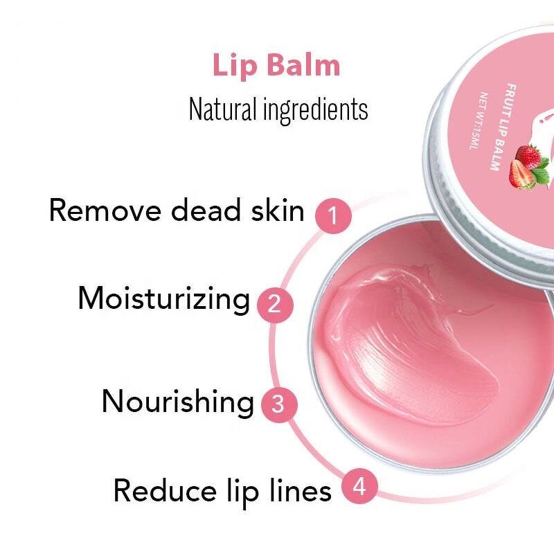 Vegan Lip Balm - Lip Care Custom Natural Vitamin E Organic Safe Soothing Moisturising