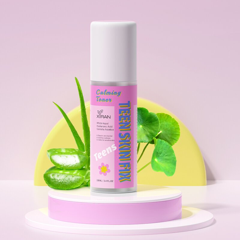 Teen Calming Toner - Private Label OEM Witch Hazel Centella Hydrating Soothing pH Balancing