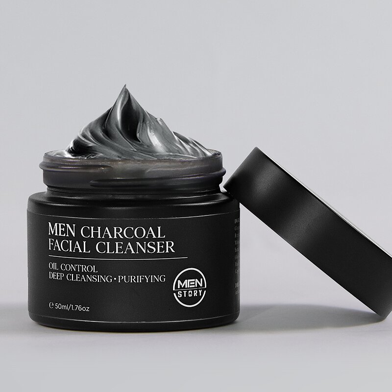 Men's Face Wash - In Stock Manufacturer Activated Charcoal Acne Treatment Skin Care