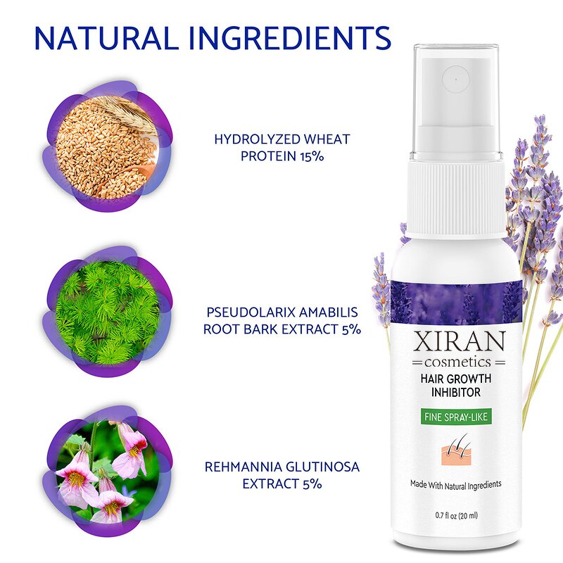 Hair Growth Inhibitor Spray - OEM Painless Permanent Hair Removal Stop Growth Spray