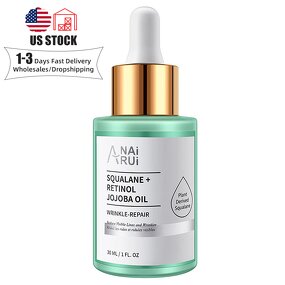 Squalane Retinol Jojoba Oil - In Stock Face Body Hair Nail Nourish Anti Aging Fine Lines