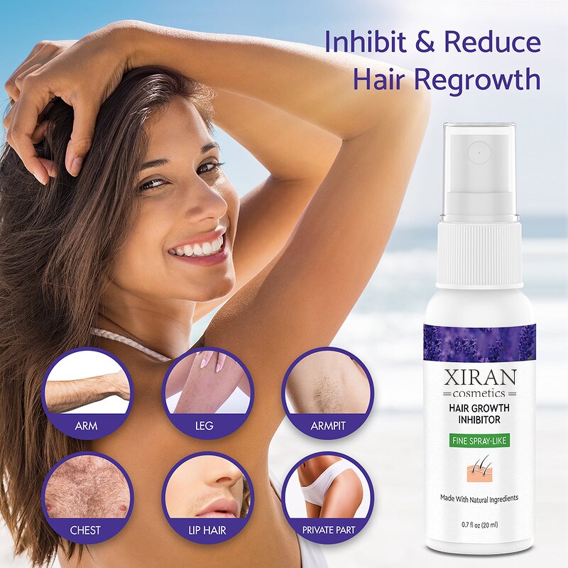 Hair Growth Inhibitor Spray - OEM Painless Permanent Hair Removal Stop Growth Spray