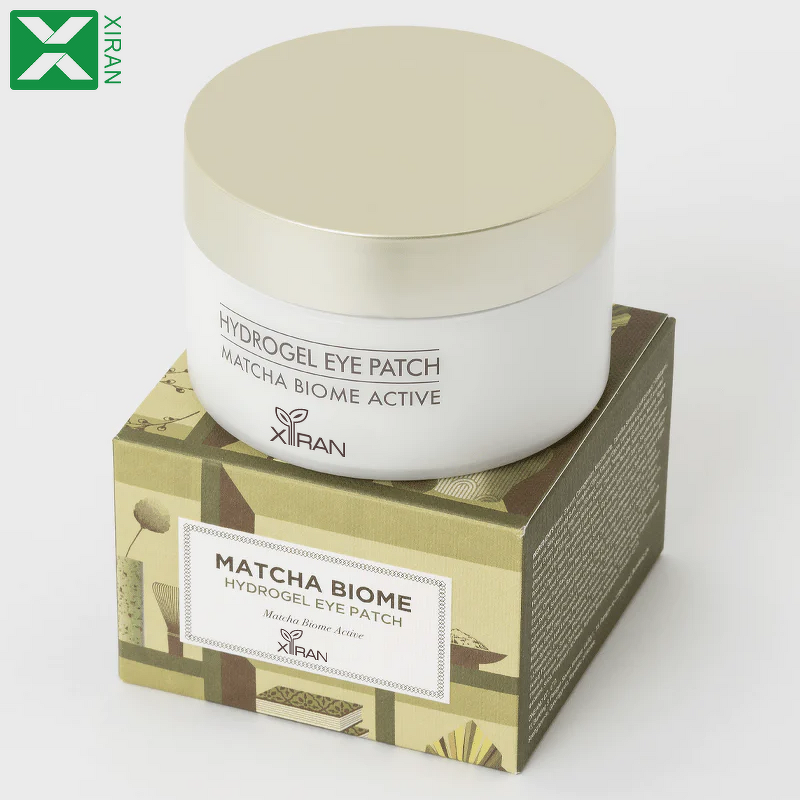 Matcha Cooling Eye Patch - Private Label Puffiness Fine Lines Hydrogel Korean Under Eye Mask