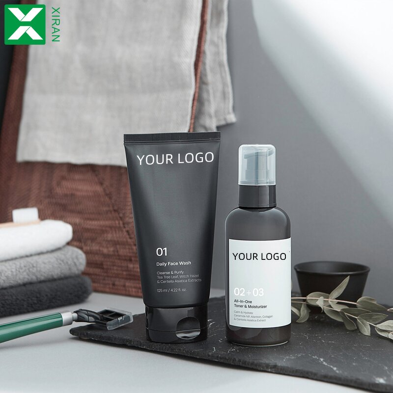 Men's Two-step Skincare - Customized Private Label Pore Repair Deep Moisturizing Skin Problems