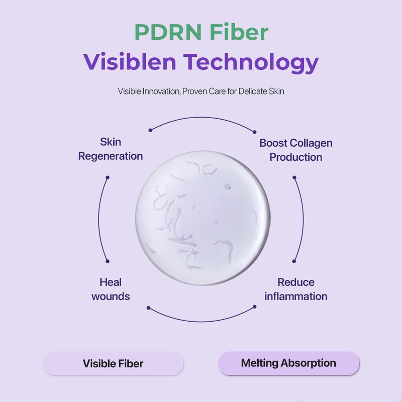 PDRN Fiber Serum - Private Label Azulene Centella Anti Acne Barrier Repair Soothing 30ml