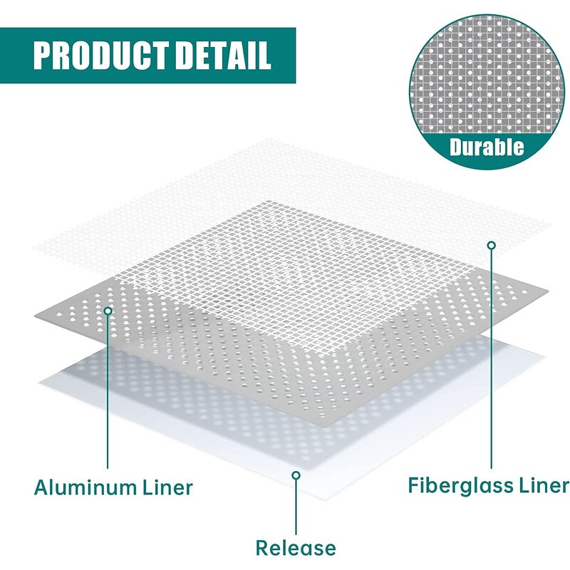 Drywall Repair Patch - Self-Adhesive Fiberglass Mesh for Aluminum Sheetrock Ceiling Wall