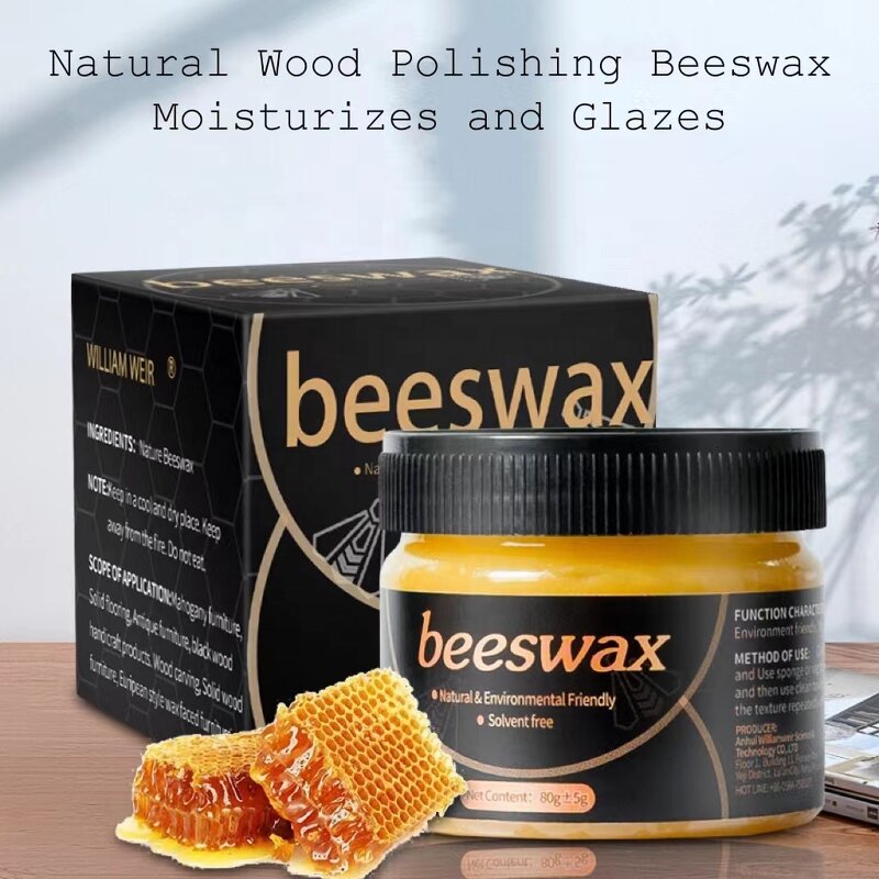 Beeswax Furniture Polish - 2022 Natural Home Floor Tables Chairs Cabinets Wood Care Wax