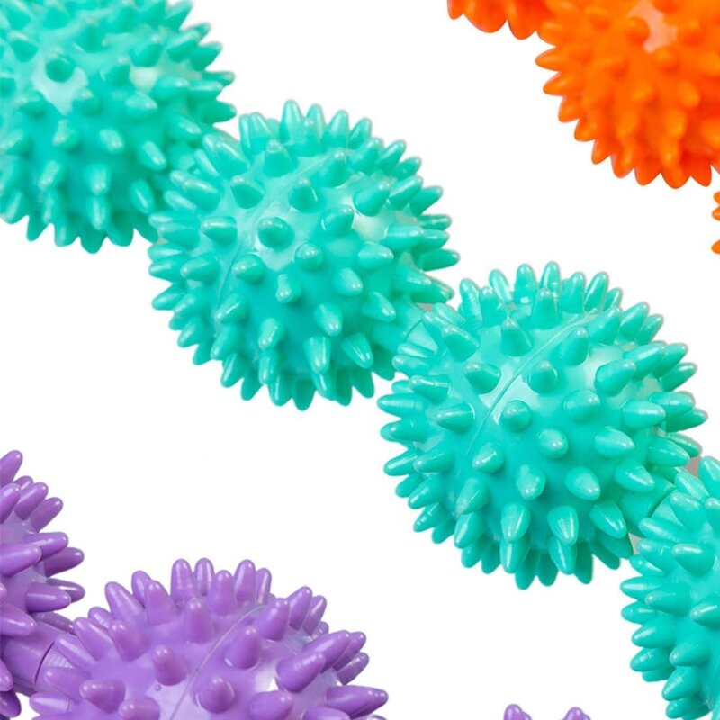 M3 Massage Roller - 5 Ball Yoga Stick Point Spiky Pressure Deep Tissue Body Recovery