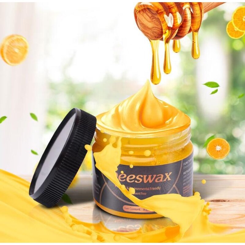 Natural Furniture Beeswax - 100% Pure Wood Doors Tables Chairs Cabinets Floors Polish