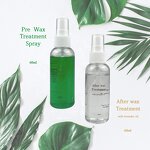 Pre & After Wax Spray - 60ml Natural Lavender Tea Tree Oil Cleaning Soothing Waxing Skin Care